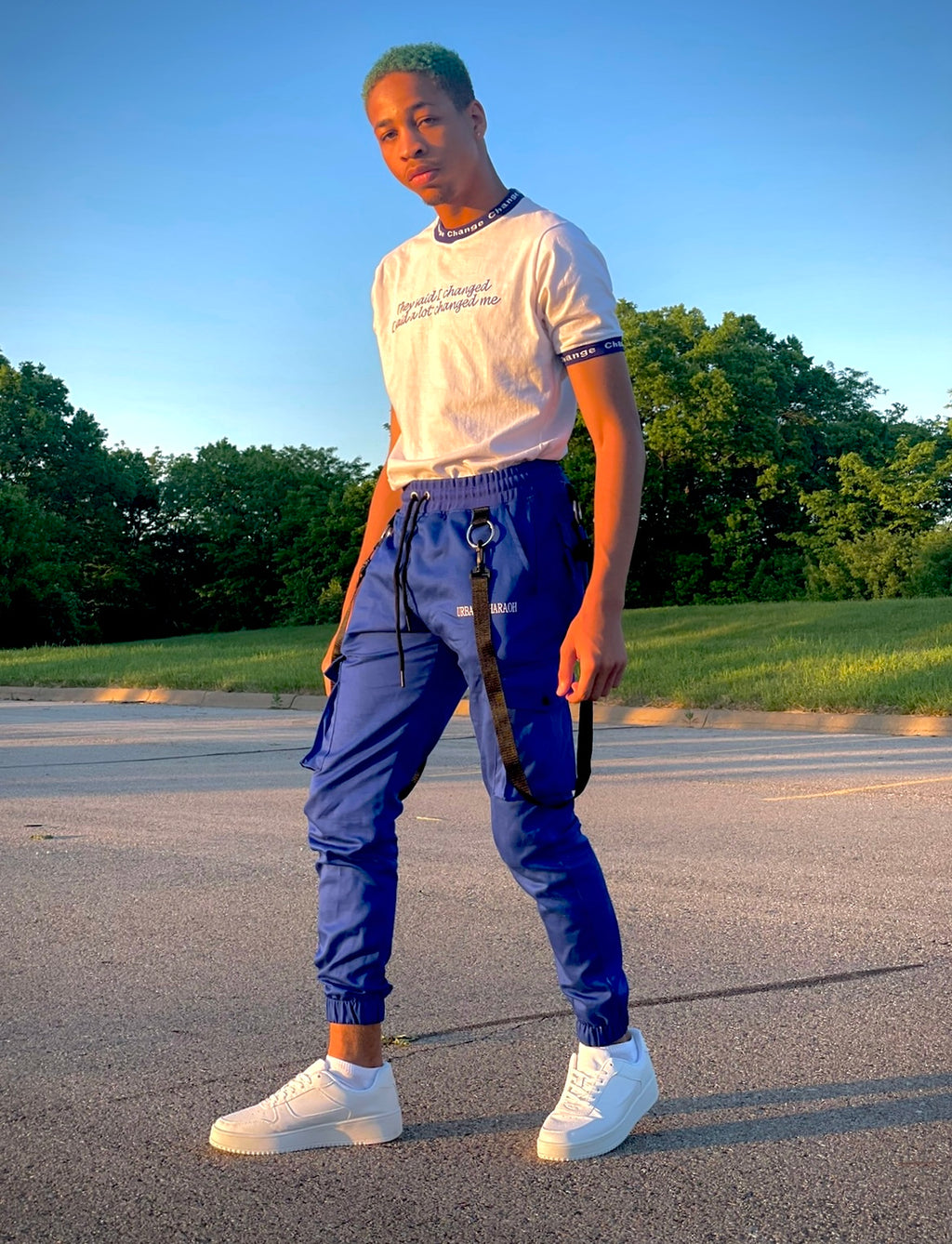 Sokka Cargo Joggers - Blue